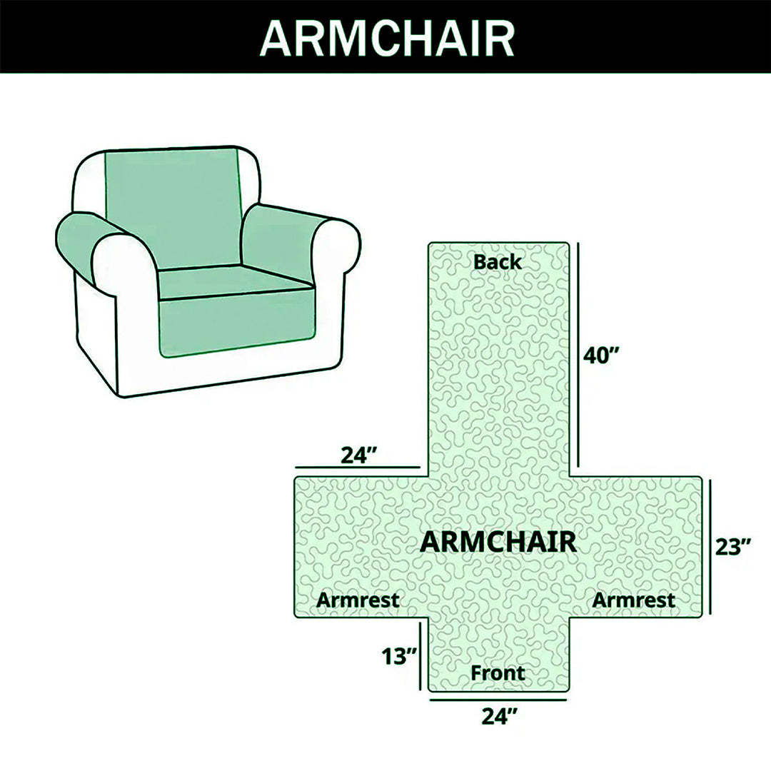 Candy Dachshund Quilted Sofa Cover GFTOQM1119