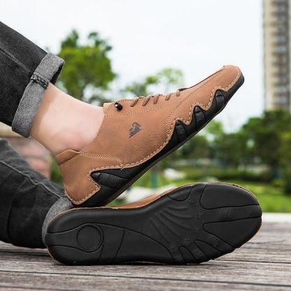 ⏰Promotion 48% OFF-2025 hot sale men's orthopedic shoes comfortable genuine leather walking shoes