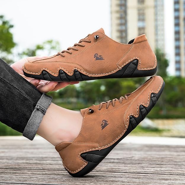 ⏰Promotion 48% OFF-2025 hot sale men's orthopedic shoes comfortable genuine leather walking shoes