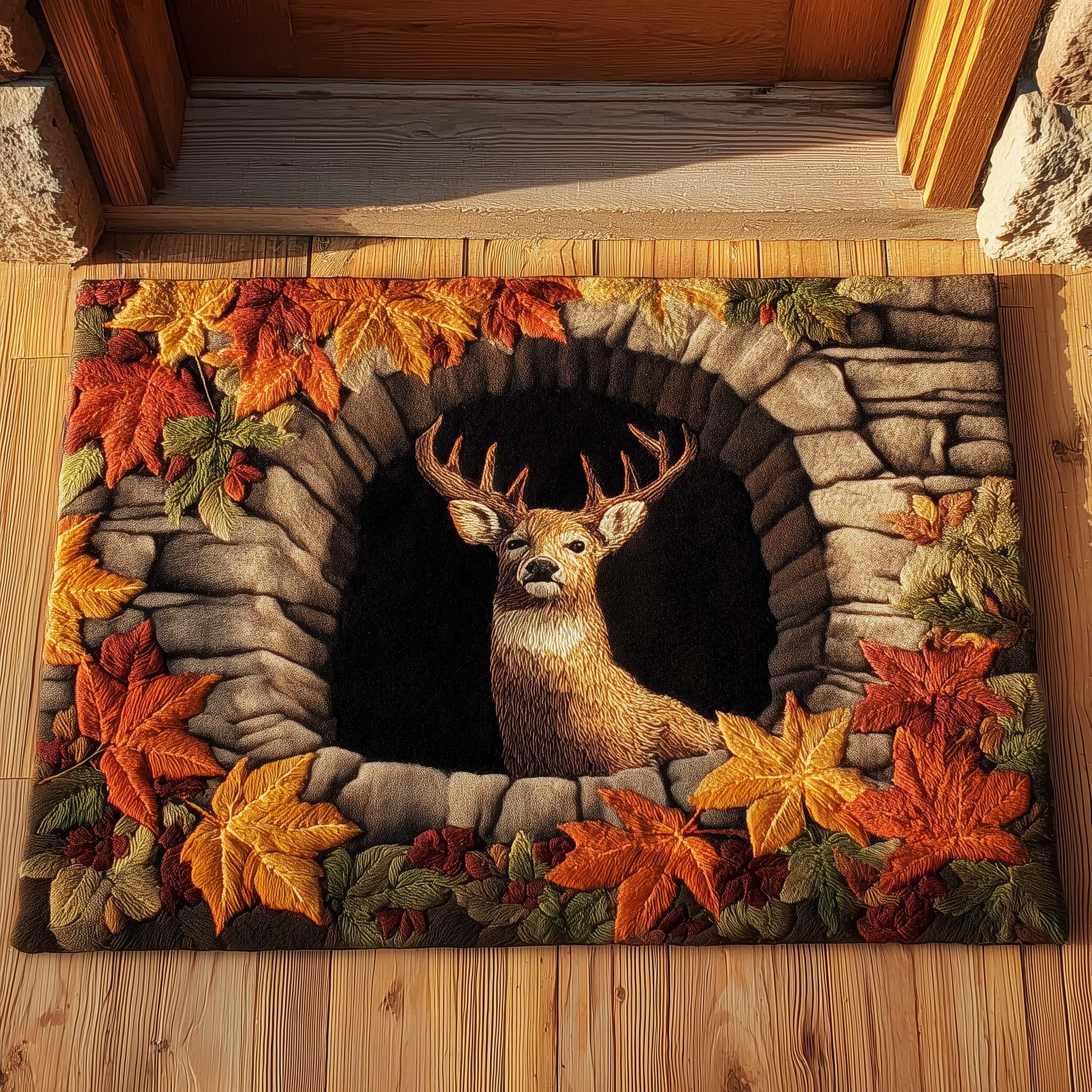 Mystic Autumn Deer Doormat GFTOHD11373