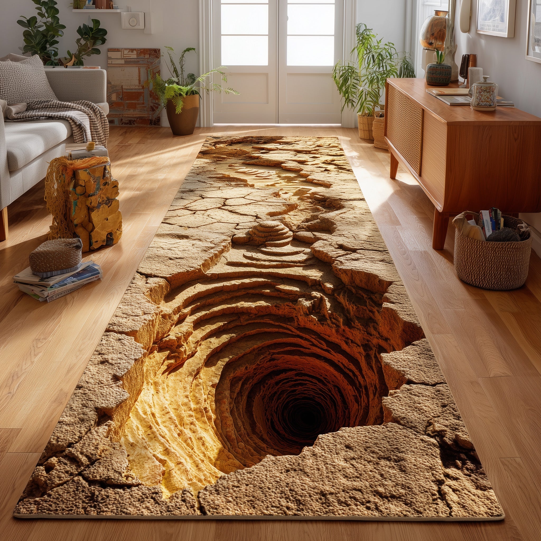 Sand Vortex Runner Rug GFTOTG959