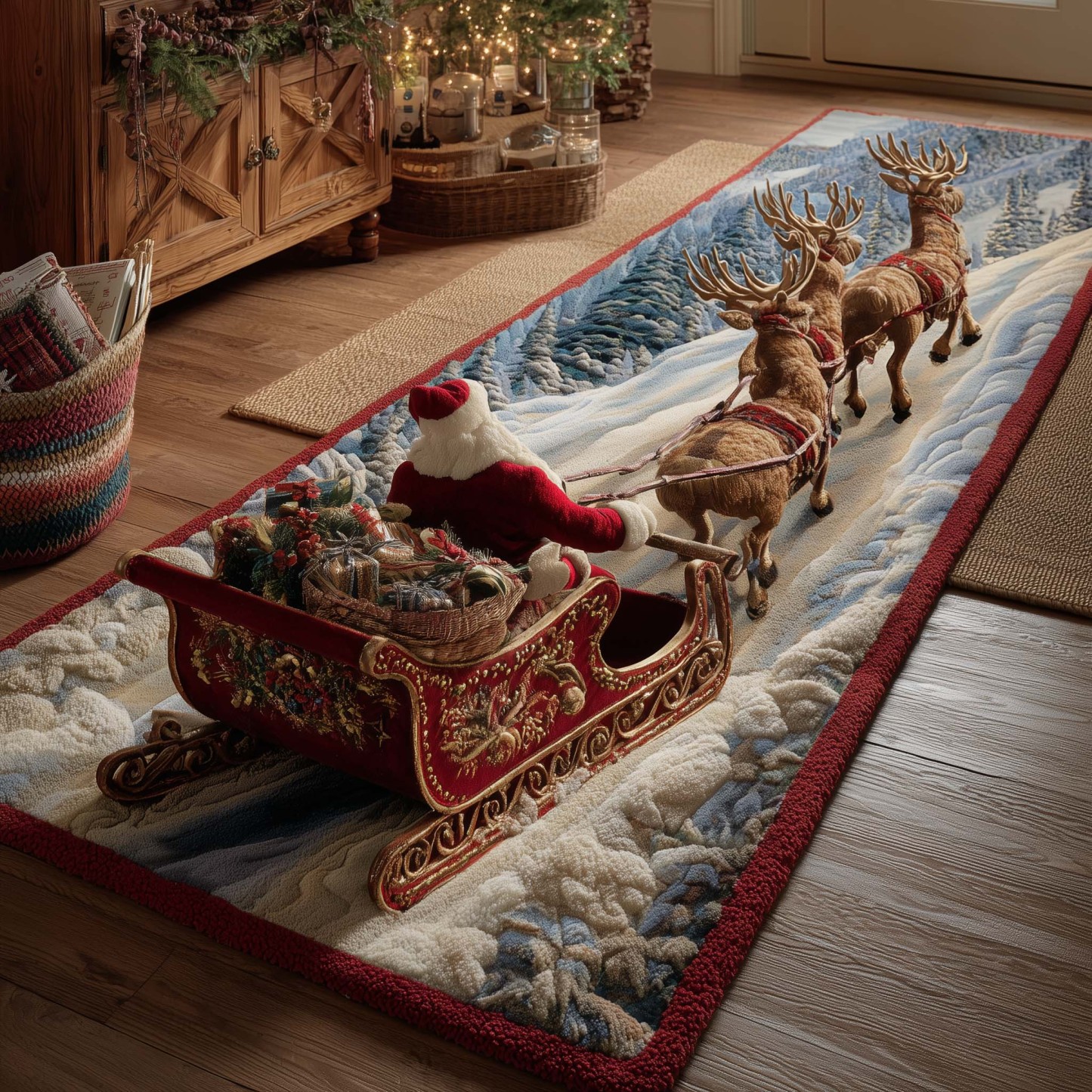 Christmas Trail Runner Rug GFTOTP15191