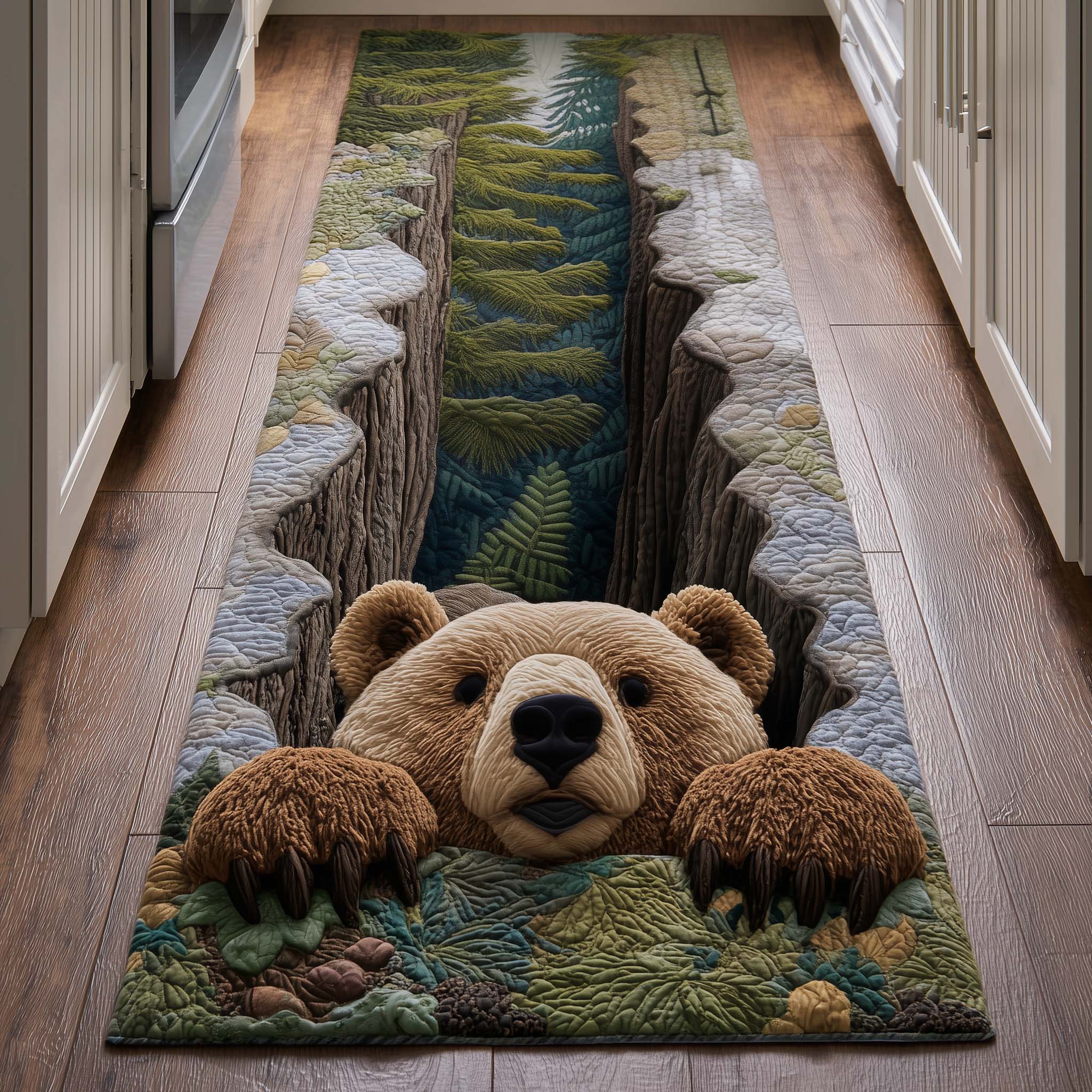 Woodland Bear Runner Rug GFTOYC2712