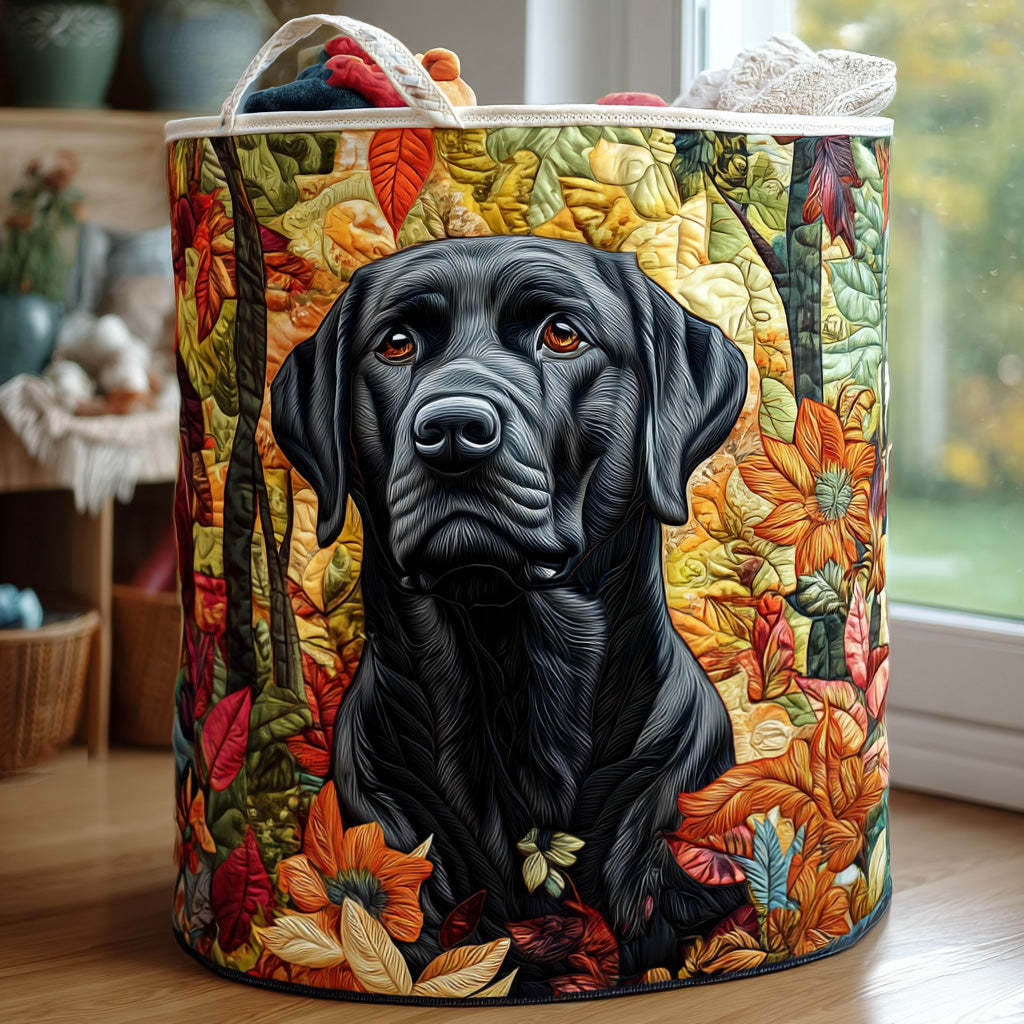 Labrador Loyalty Quilted Laundry Basket NCU0PTT1253