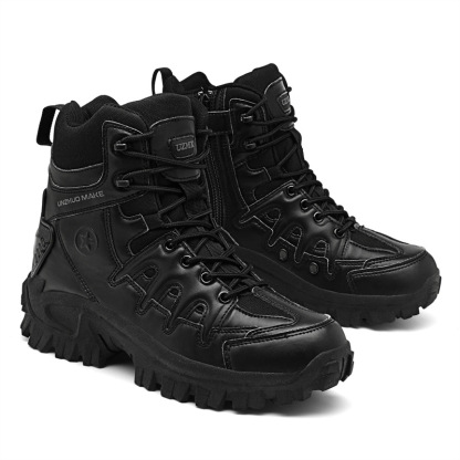 Men Outdoor Waterproof Non-Slip Hiking Boots Combat Boots