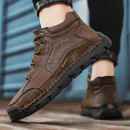 (⏰LAST DAY 48% OFF🔥)Handcrafted Men's Leather Shoes - Relieve Foot Pain