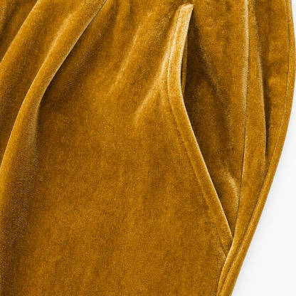 Half-Sleeve Top And Wide-Leg Pants Set