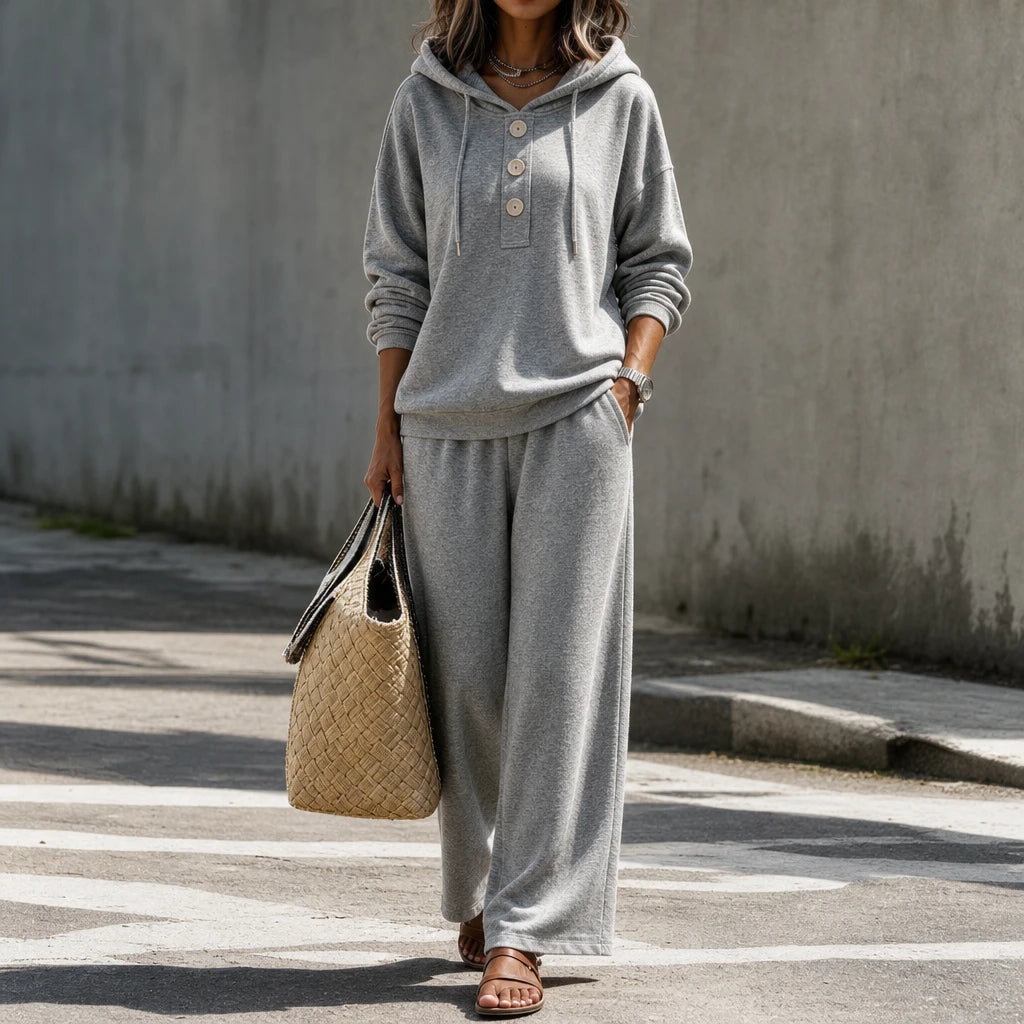 Veluna – Hoodie And Lounge Pants Set