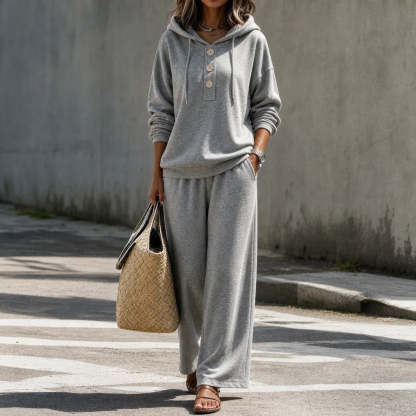 Veluna – Hoodie And Lounge Pants Set
