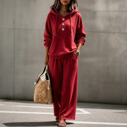 Veluna – Hoodie And Lounge Pants Set