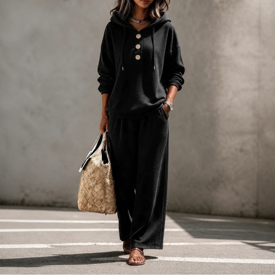 Veluna – Hoodie And Lounge Pants Set
