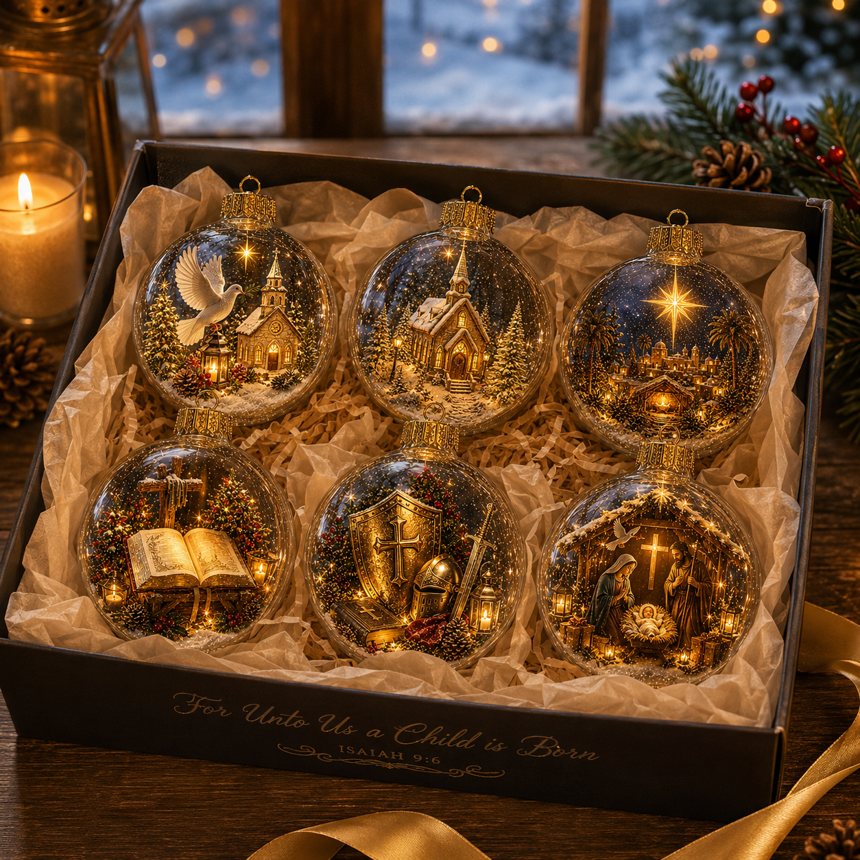 ✨ Christmas Faith Ornament