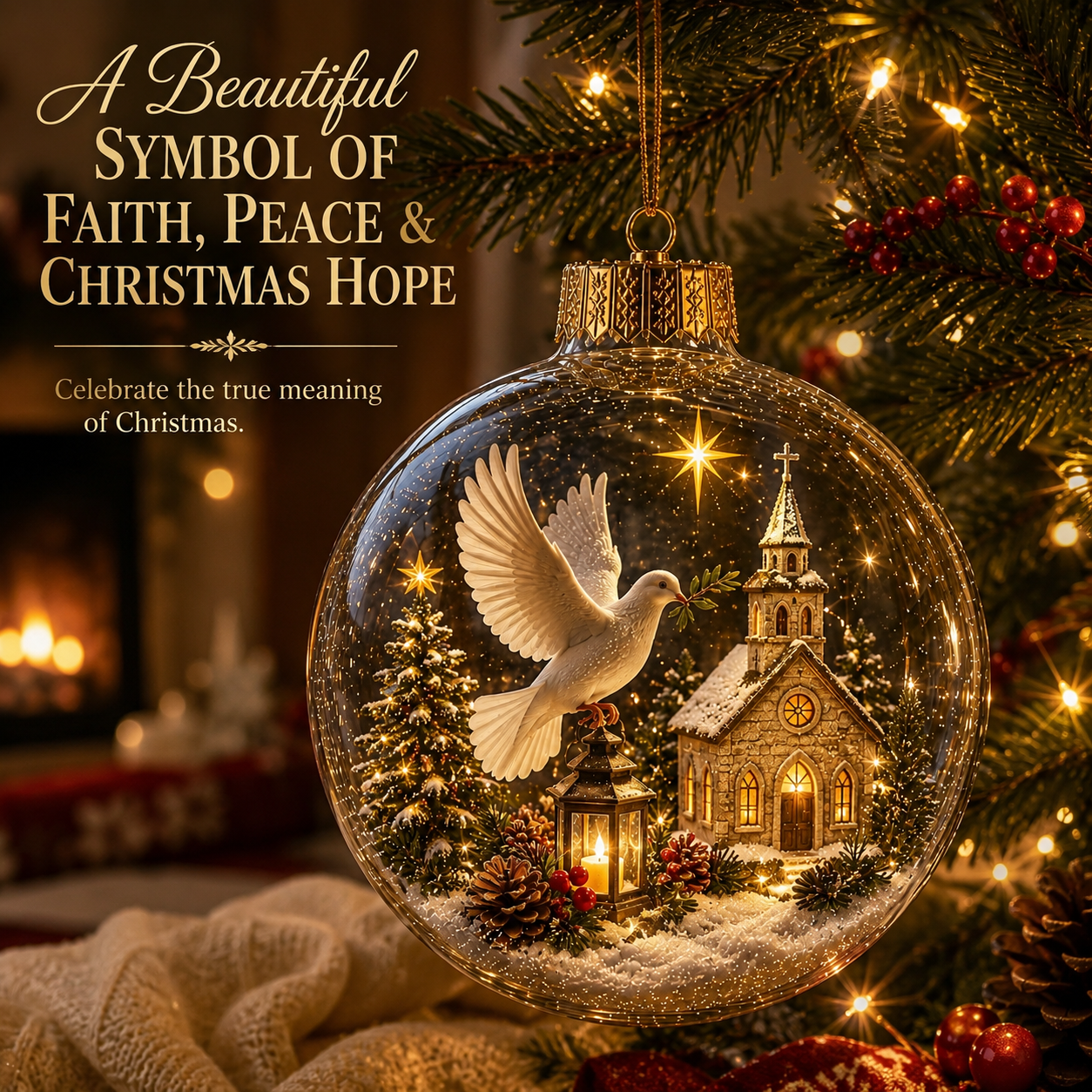 ✨ Christmas Faith Ornament