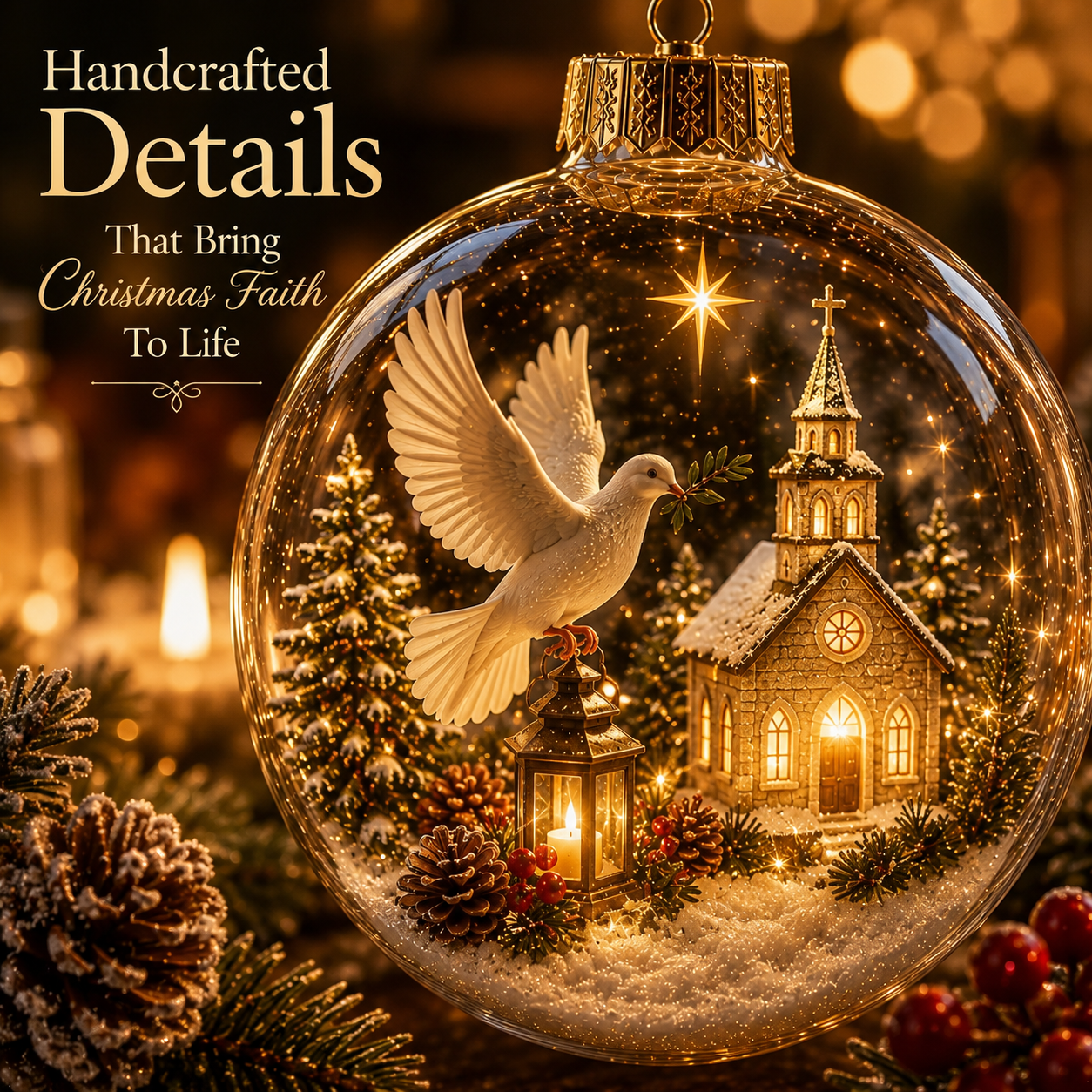 ✨ Christmas Faith Ornament