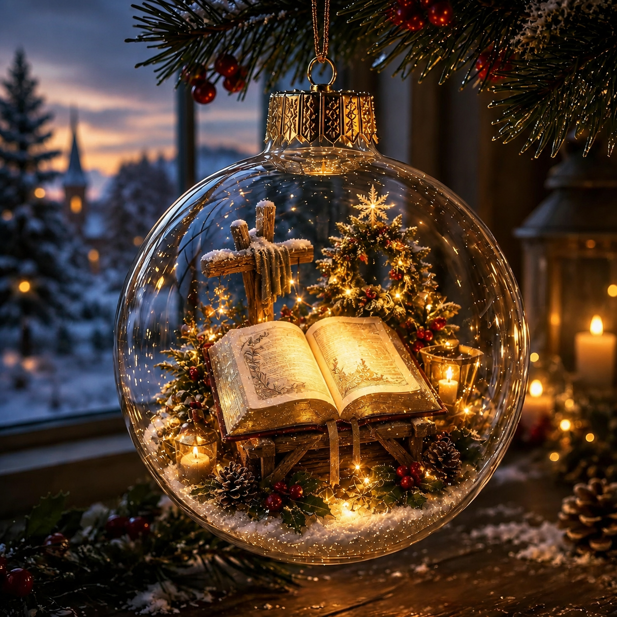 ✨ Christmas Faith Ornament