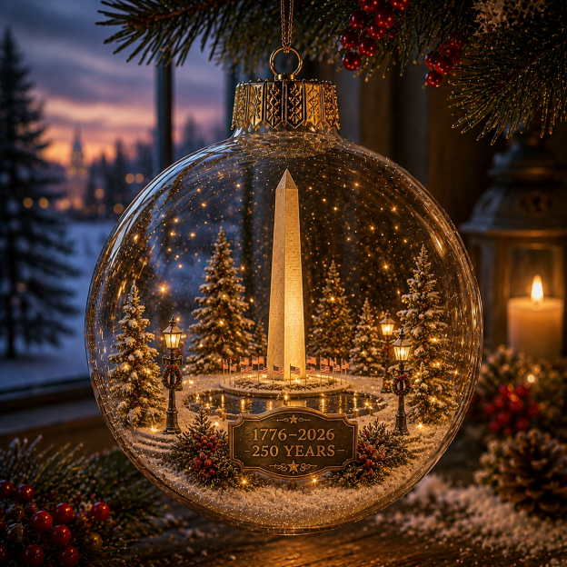 🎄 250th Anniversary of America x Christmas Ornament