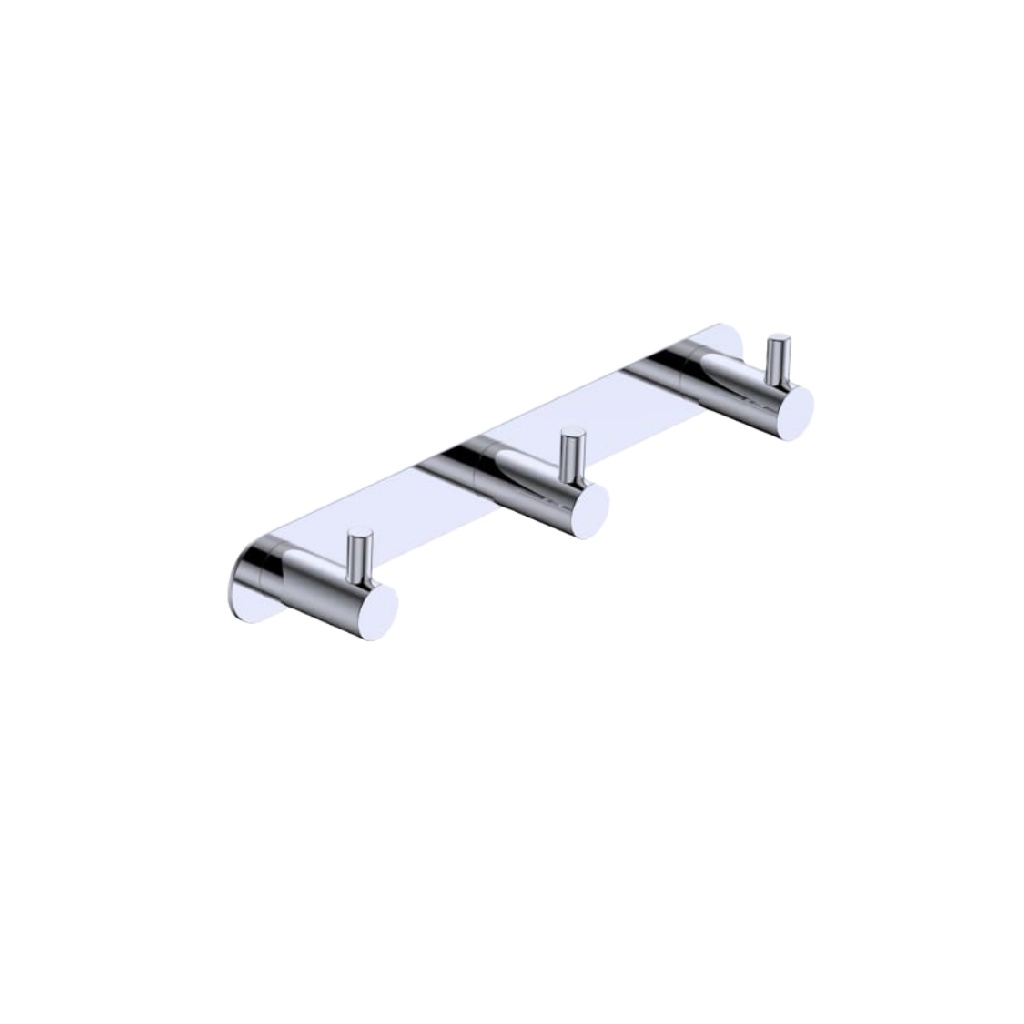Perchero de pared de acero inoxidable con 3 ganchos-patriciascott.shop