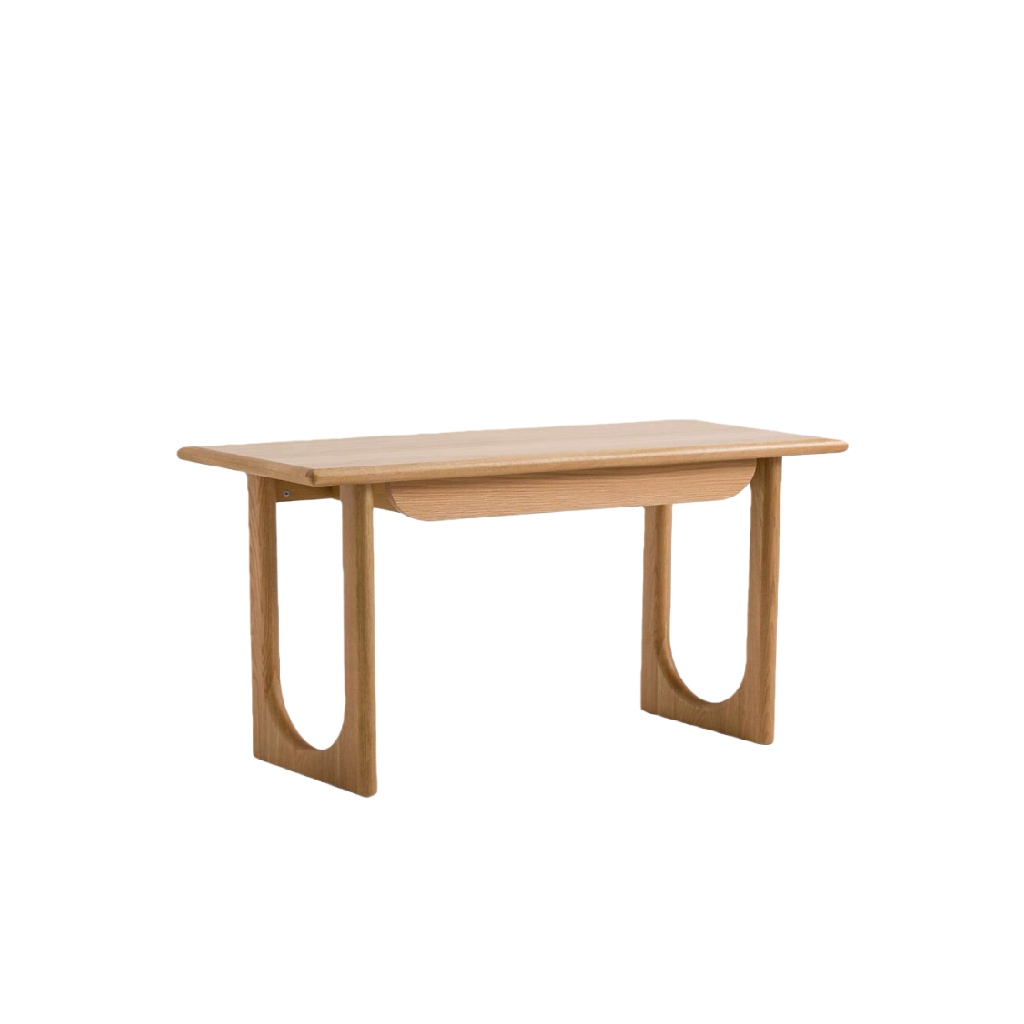 Bureau en bois naturel avec pieds arqués design-rogersrucker.shop