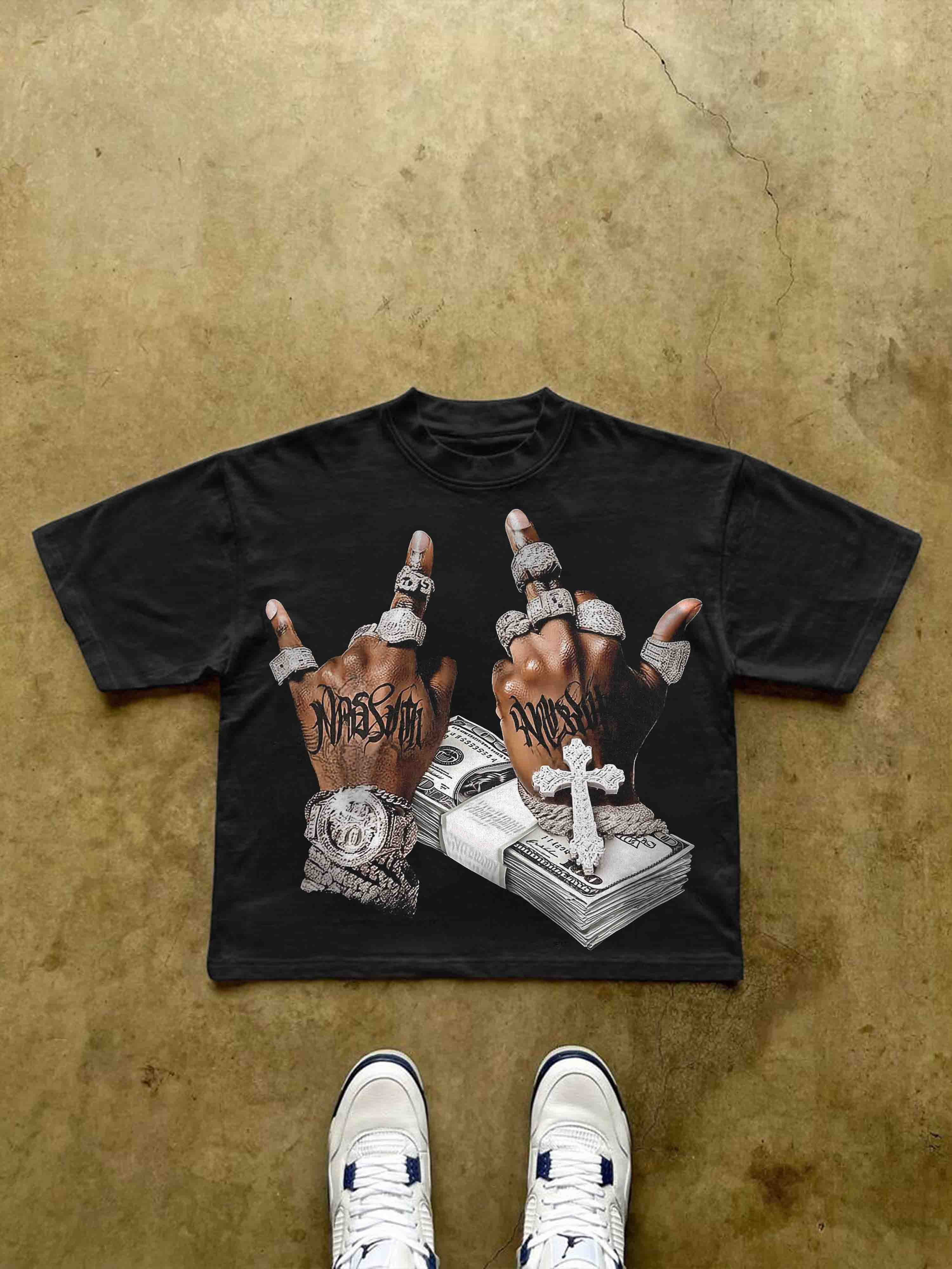 Has Absolute Power And Money Cropped T-shirt