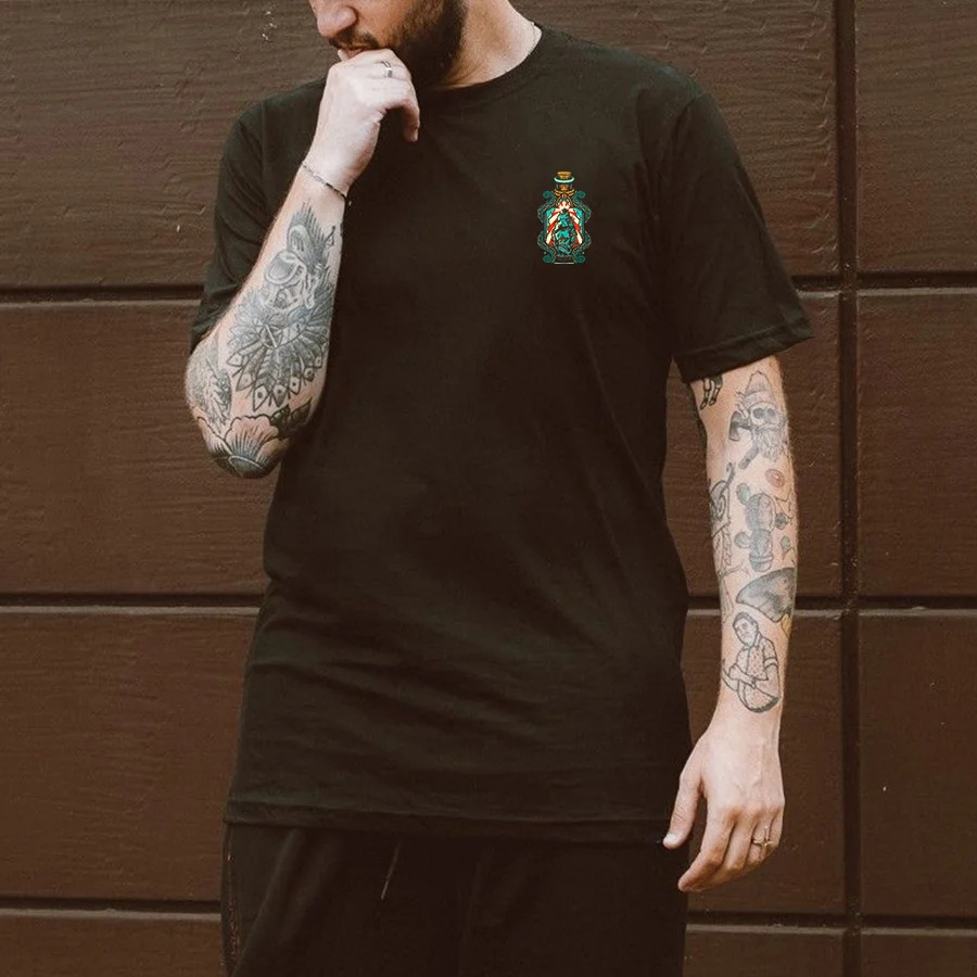 Burn The Ship Printed T-shirt（Double-sided Print）