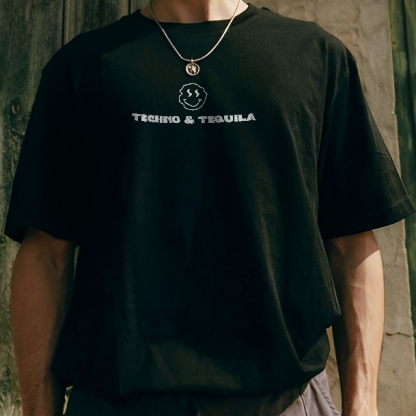 The Kids Want Techno Printed T-shirt（Double-sided Print）