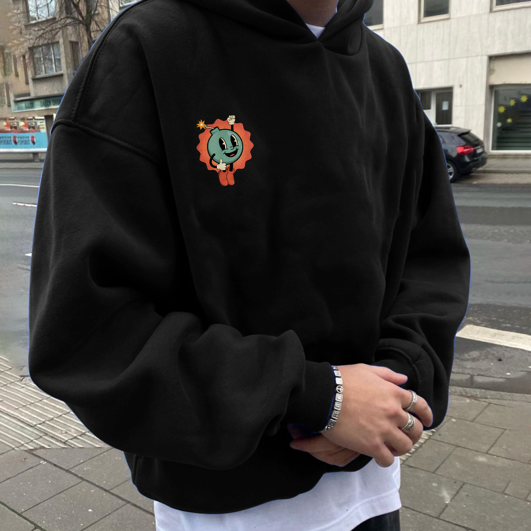 Hang In There It Gets Worse Printed Hoodie（Double-sided Print）