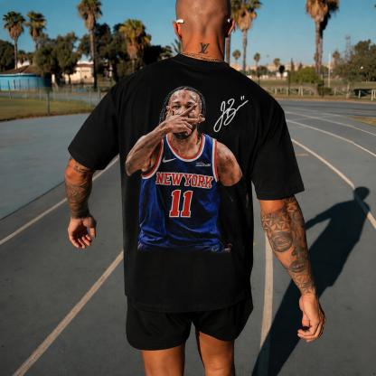 New York Basketball Player Printed Men's T-shirt
