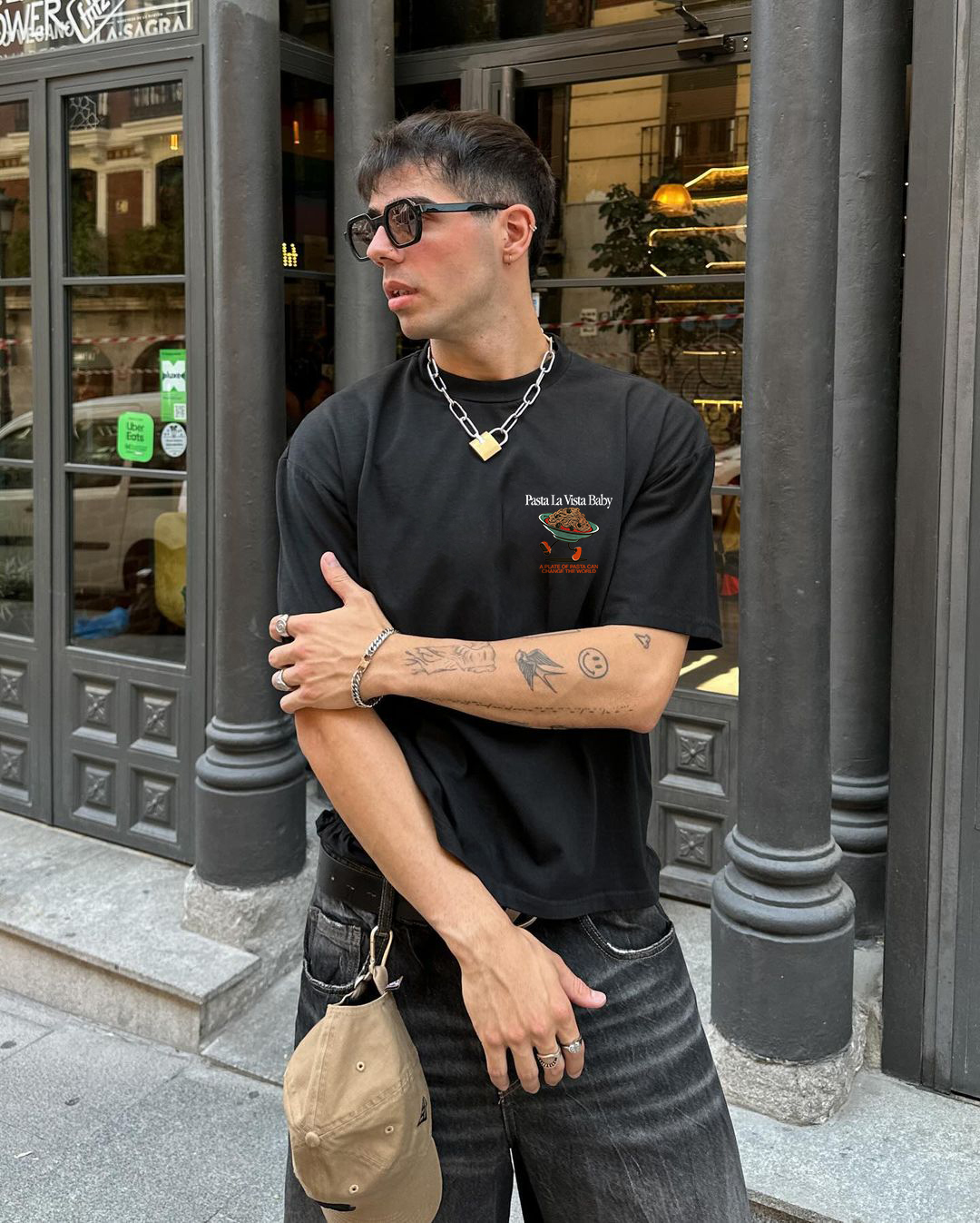 Pasta La Vista Baby Printed T-shirt（Double-sided Print）