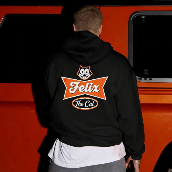 Felix The Cat Printed Hoodie（Double-sided Print）