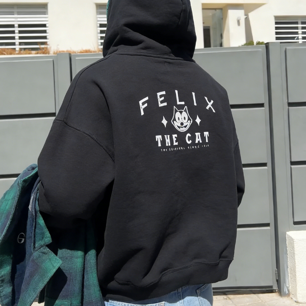 Felix The Cat Printed Hoodie（Double-sided Print）