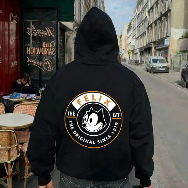 Felix The Cat Printed Hoodie（Double-sided Print）