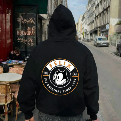 Felix The Cat Printed Hoodie（Double-sided Print）