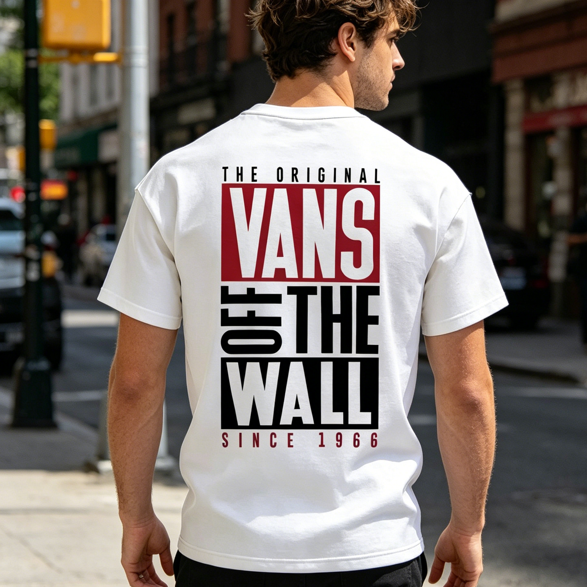 The Original Vans Off The Wall Since 1966 Printed Men's T-shirt