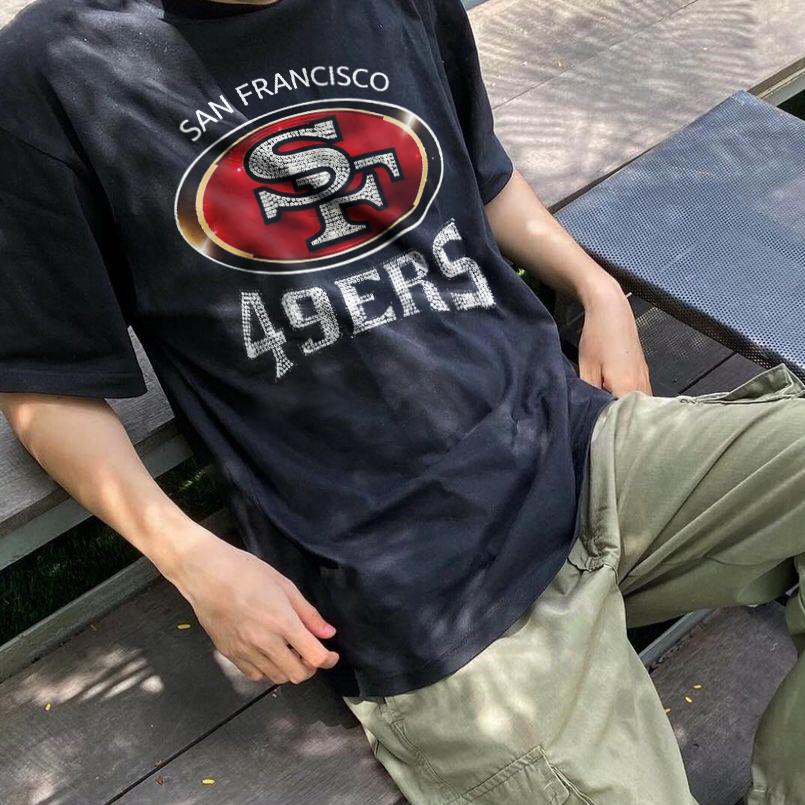San Francisco、49Ers Printed Men's T-shirt