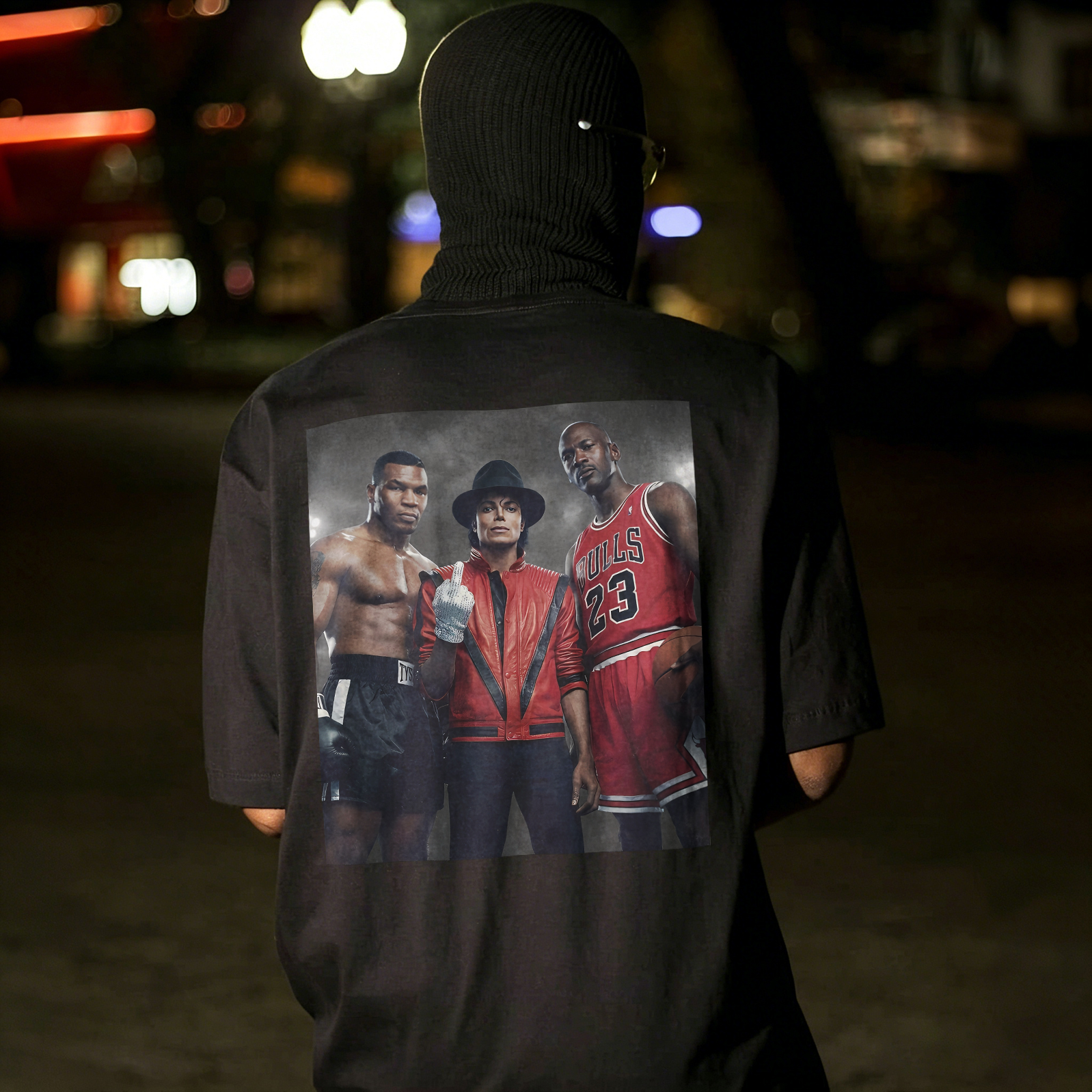 Bunson Tyson Jackson Jordan Collab Printed Men's T-shirt