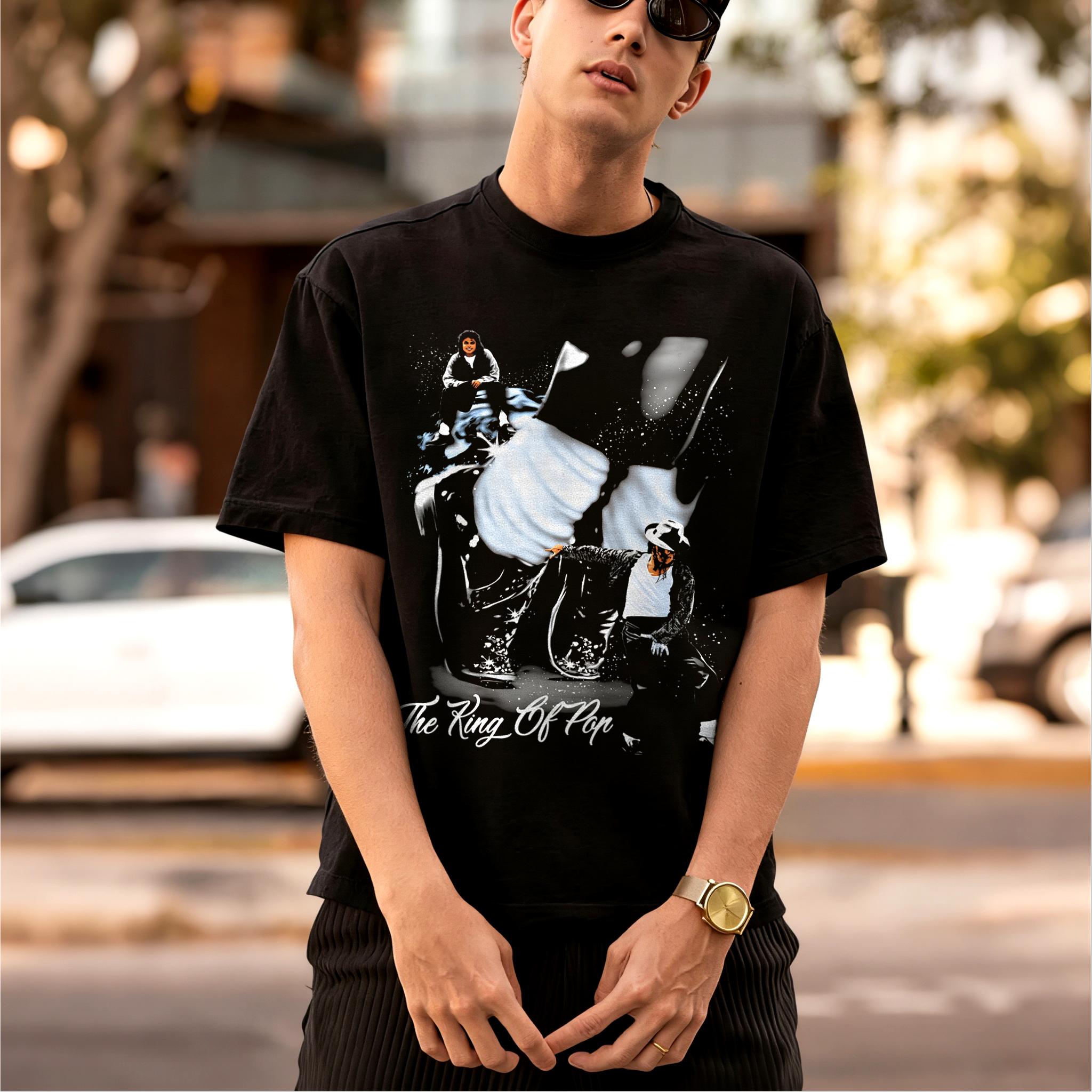 Michael Jackson The King Of Pop Printed Men's T-shirt