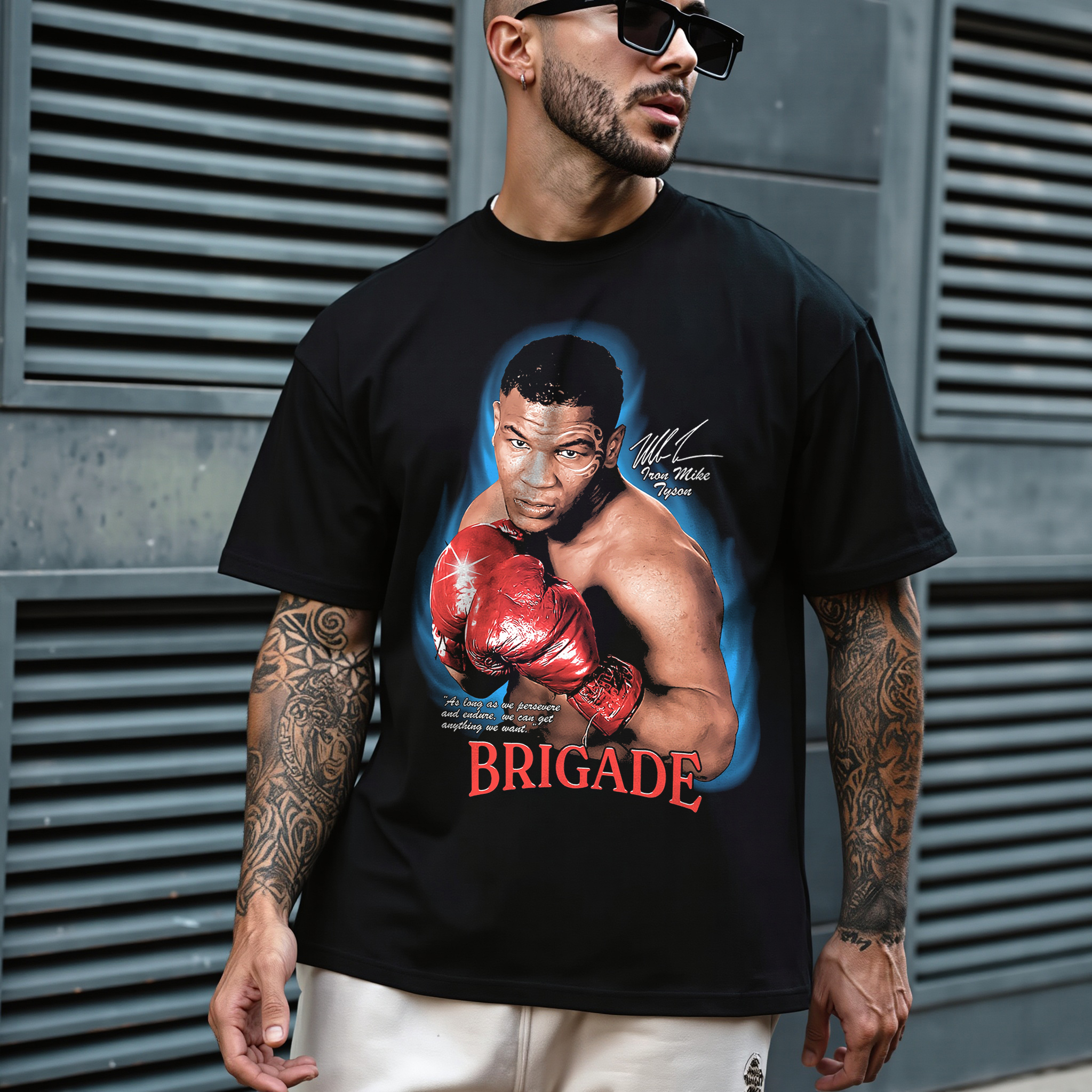 Tyson Brigade Boxing Printed Men's T-shirt