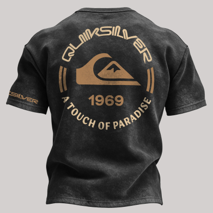 Quiksilver 1969 Vintage Paradise Printed Men's T-shirt