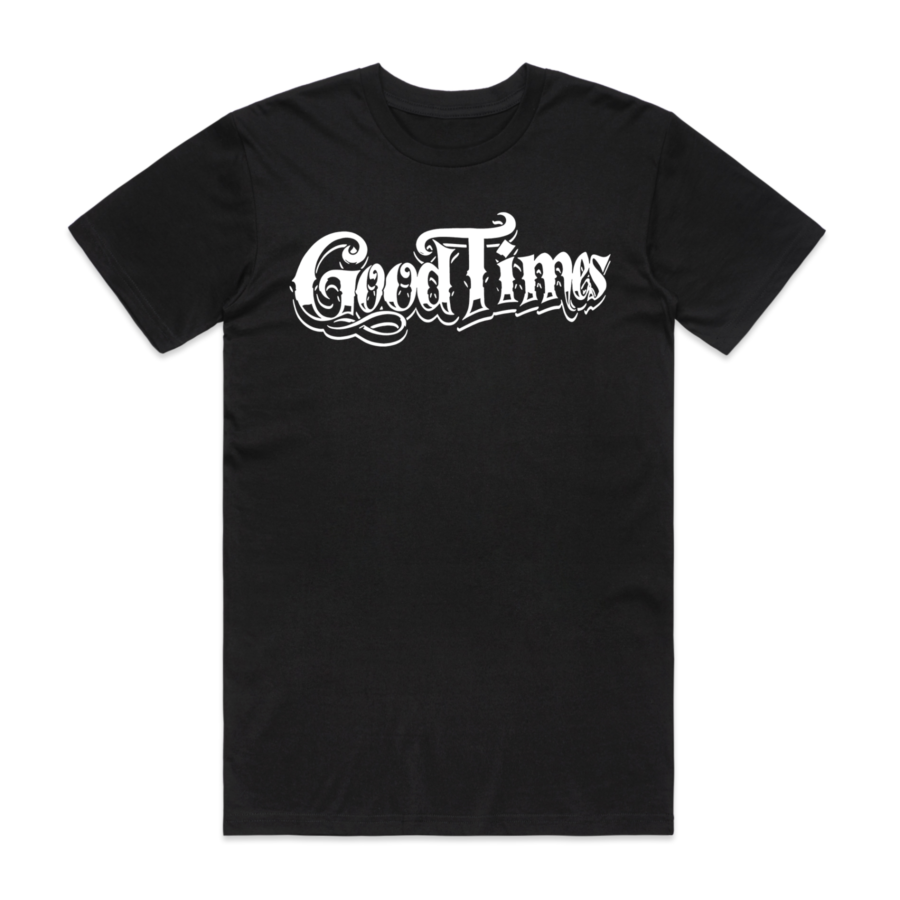 Good Times Printed Men's T-shirt（Double-sided Print）