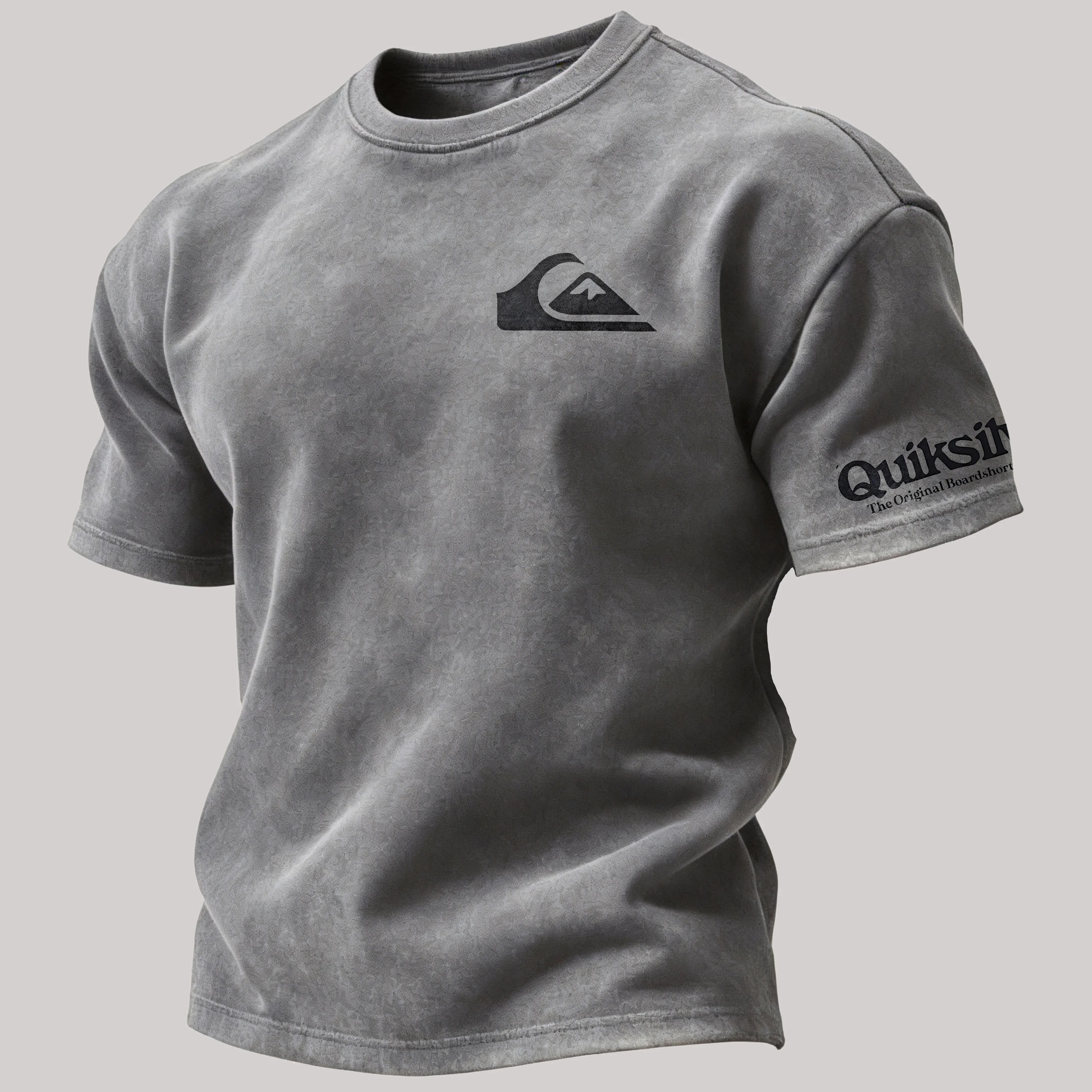 Quiksilver Retro Sunset Logo Printed Men's T-shirt