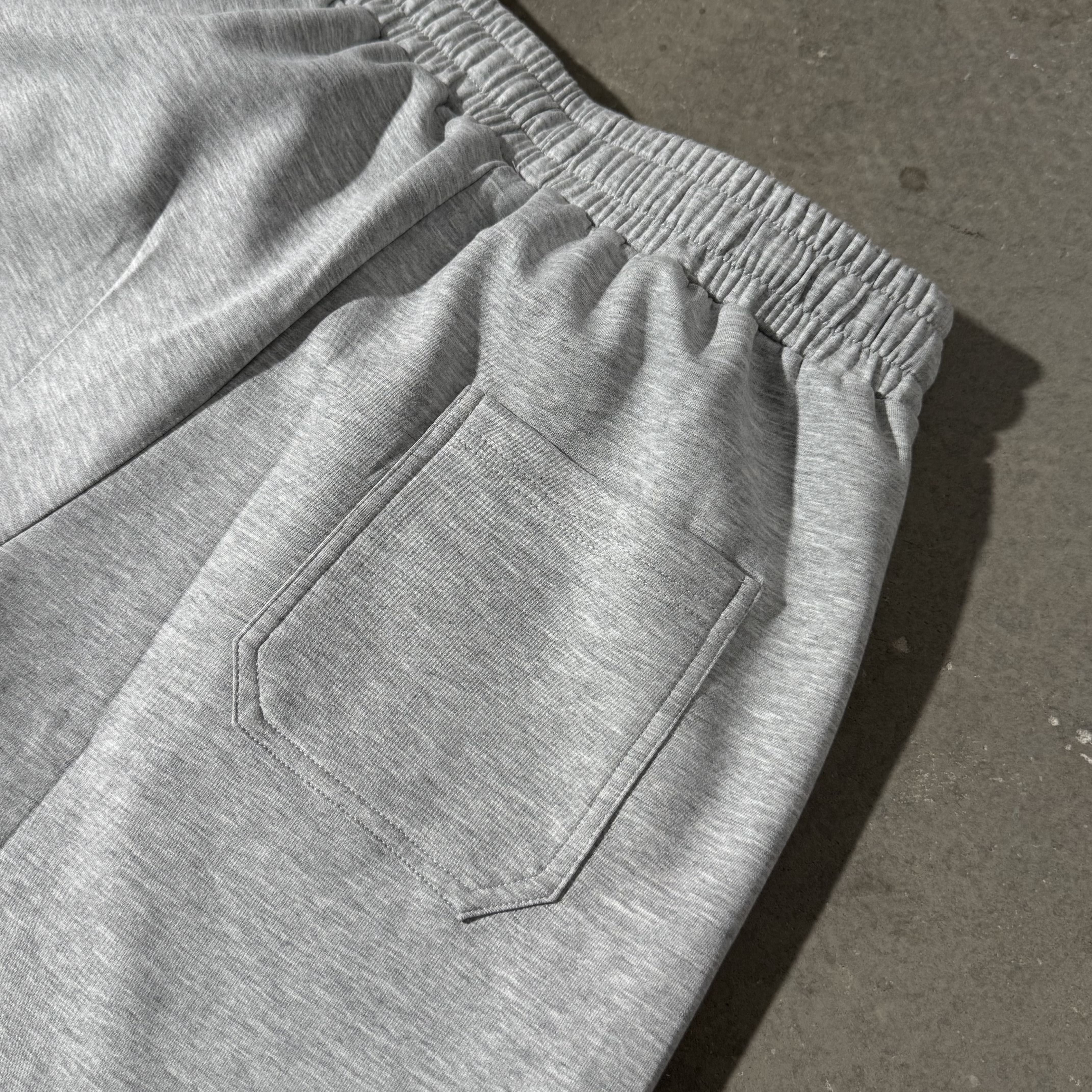 Retro High Street Scimitar Stitching Wide Leg Sports Pants