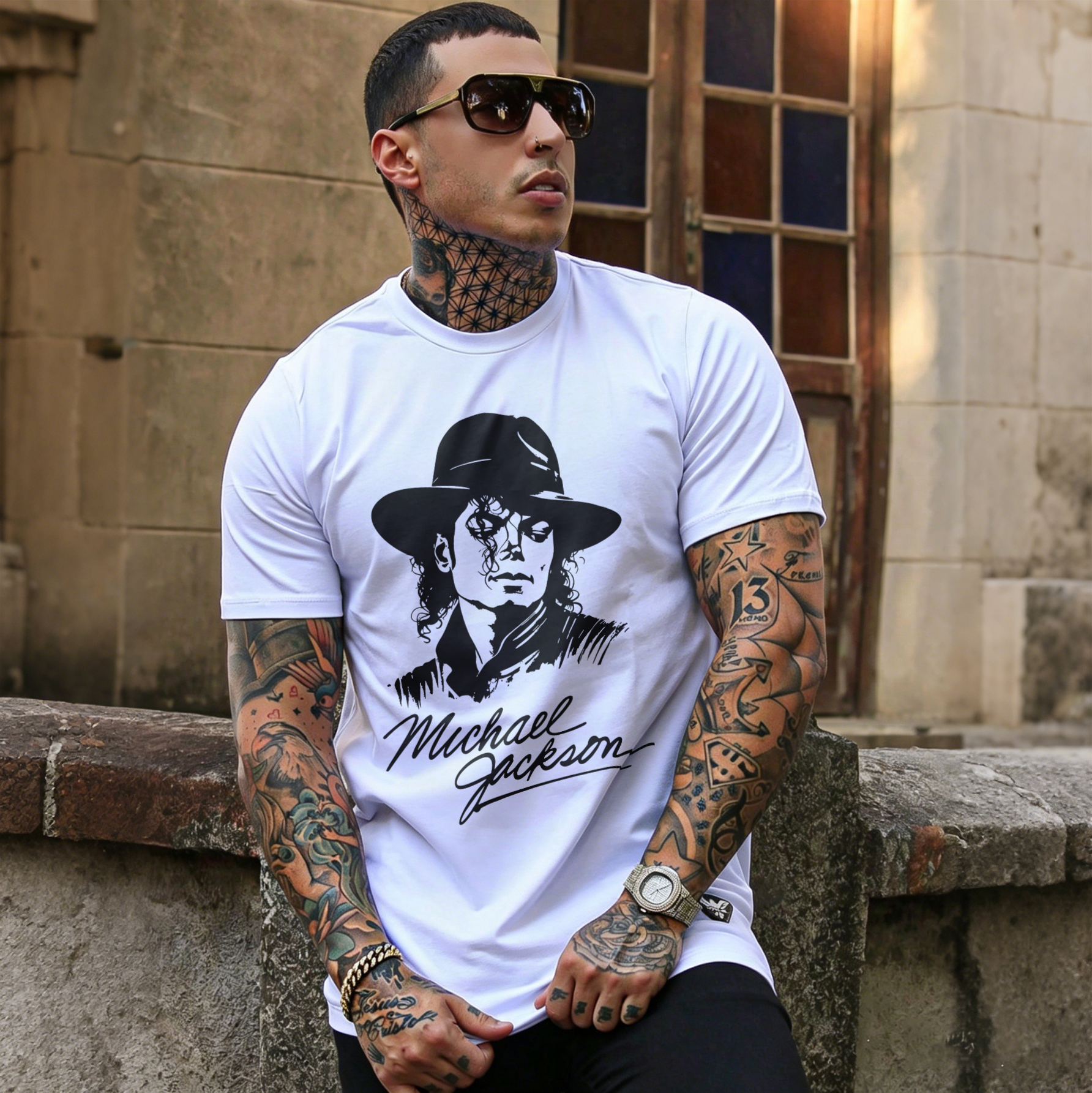 Michael Jackson Printed Men's T-shirt