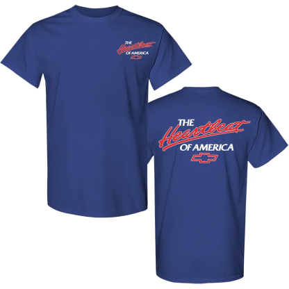 The Heartbeat Of America, Chevrolet Printed Men's T-shirt
