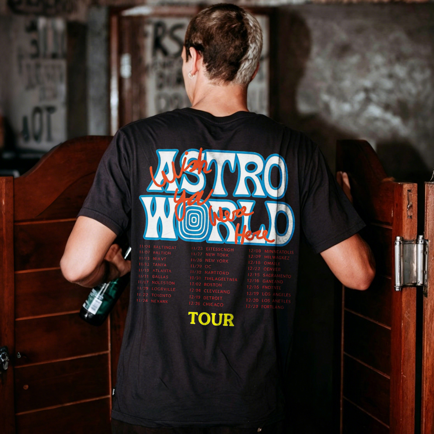 Astro World、Wish You Were Here、Tour Printed Men's T-shirt