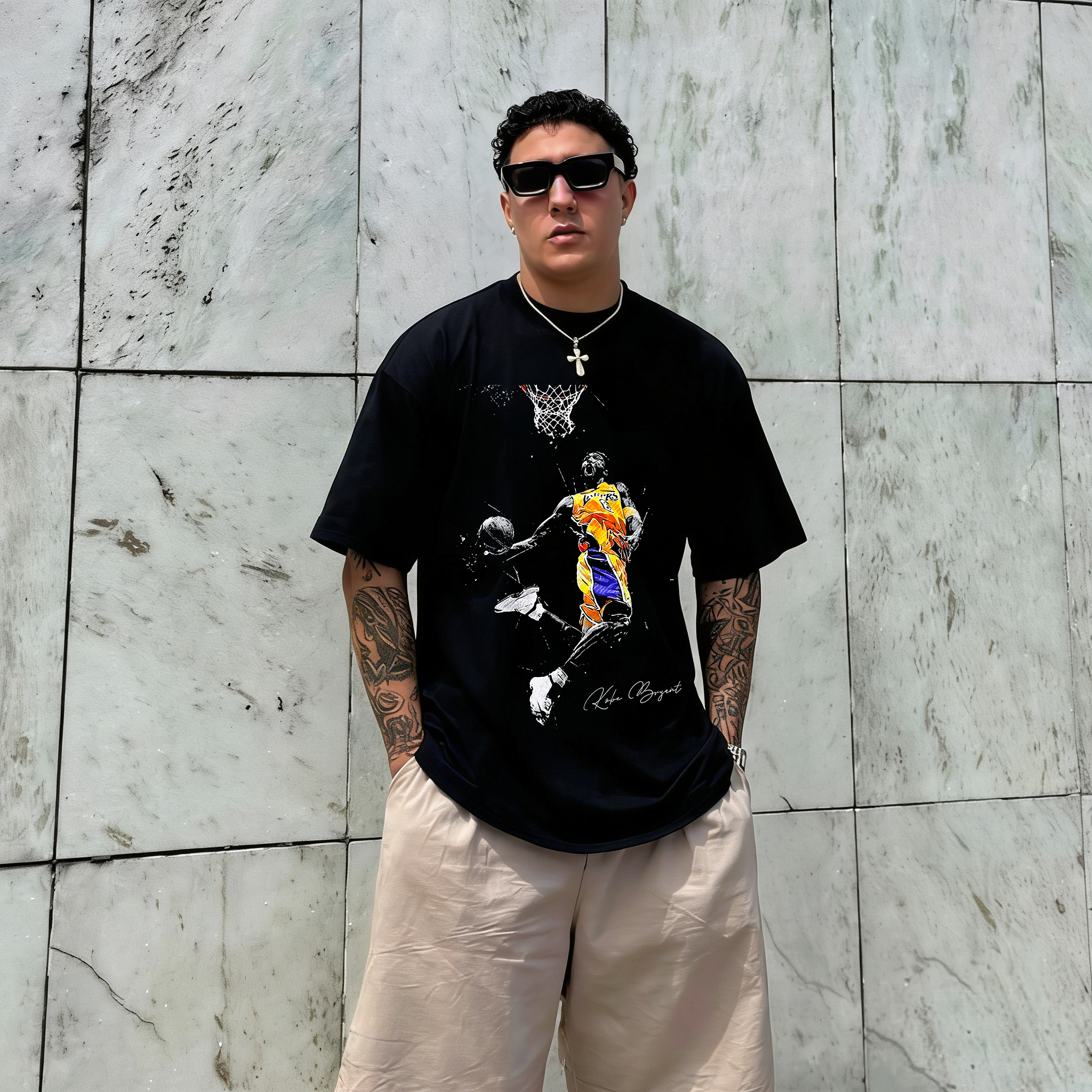 Kobe Bryant Printed Men's T-shirt