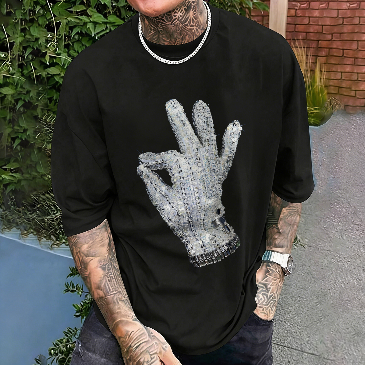 Ok Hand Gesture Graphic T-Shirt