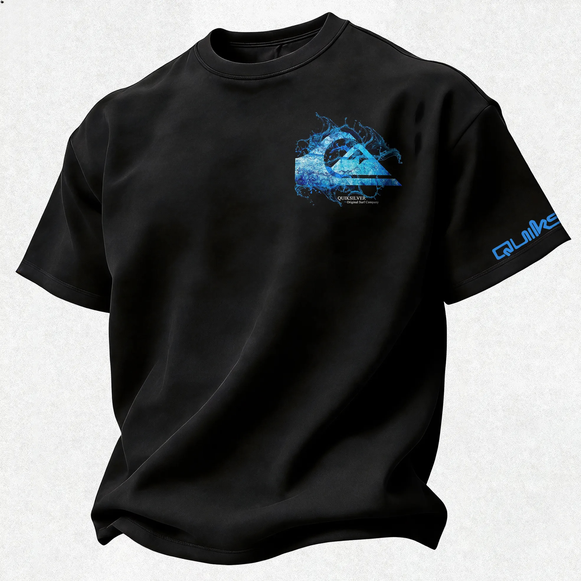 Quiksilver Water Splash Logo Printed Men's T-shirt