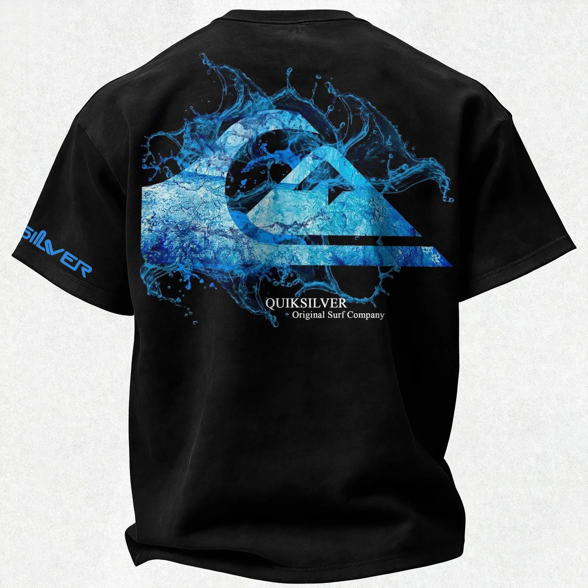 Quiksilver Water Splash Logo Printed Men's T-shirt