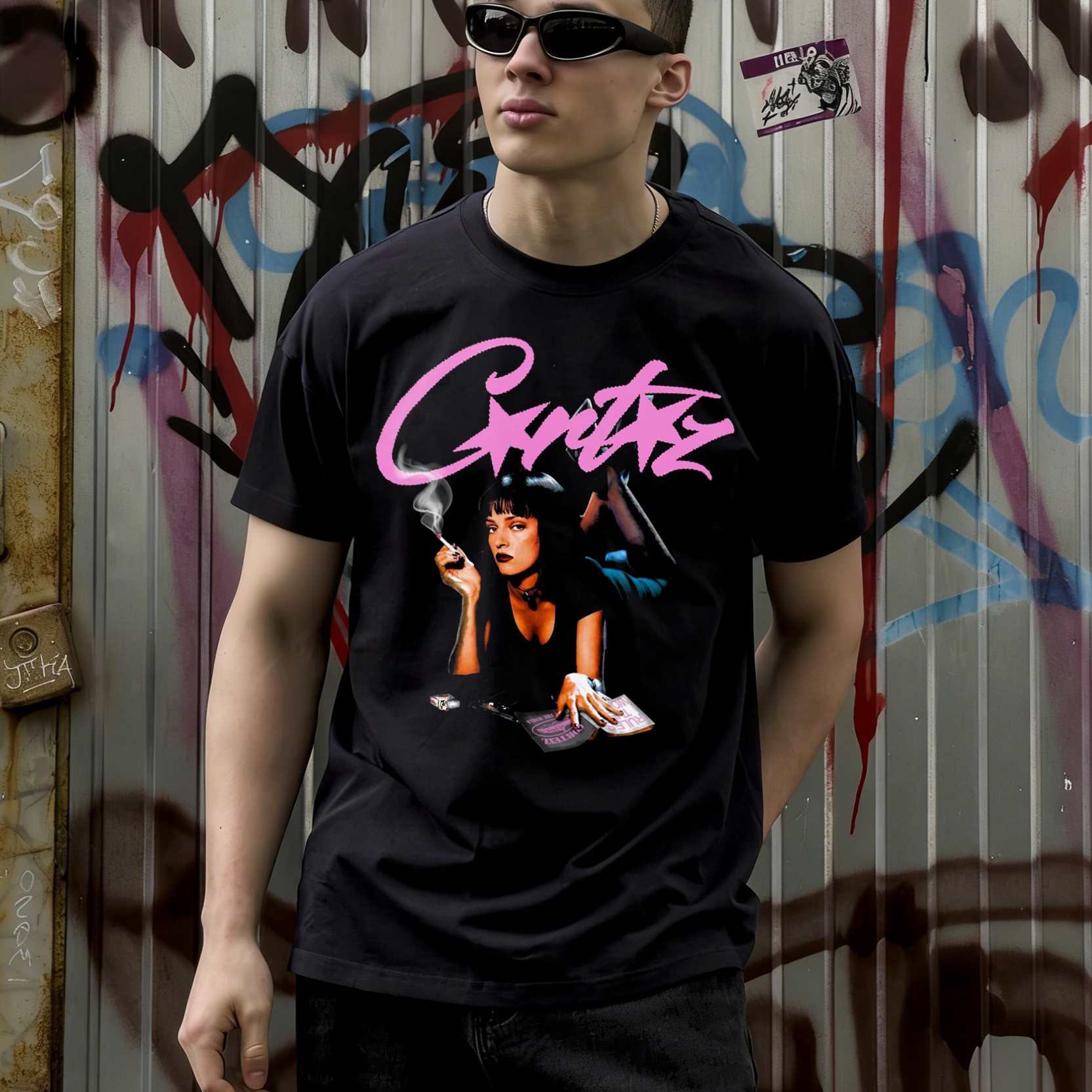 Pulp Fiction Mia Wallace Printed Men's T-shirt