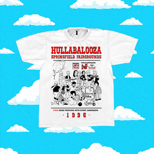 Remera Simpsons Hullabalooza Unisex Tee